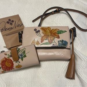 Patricia Nash handbag and matching wallet